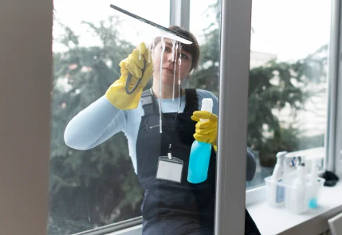 Nettoyage de vitres intérieures et extérieures à Saint-Georges-le-Fléchard